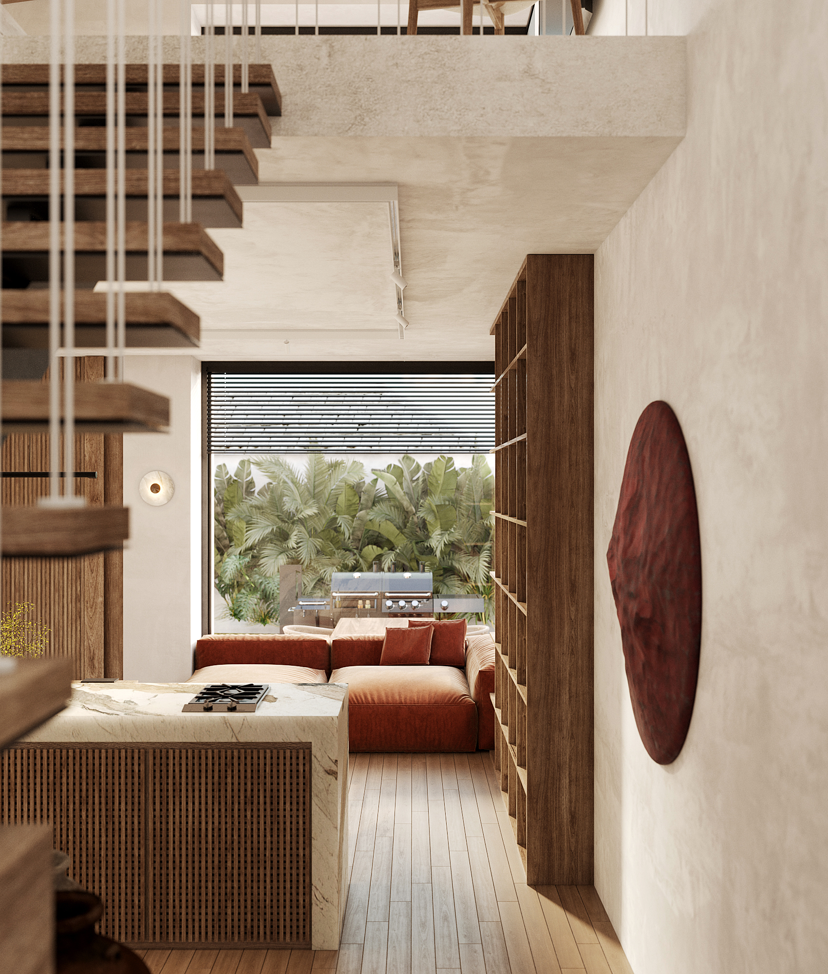 Japandi-Style Designer Villa in Ubud’s Tourist Zone – Turnkey Investment