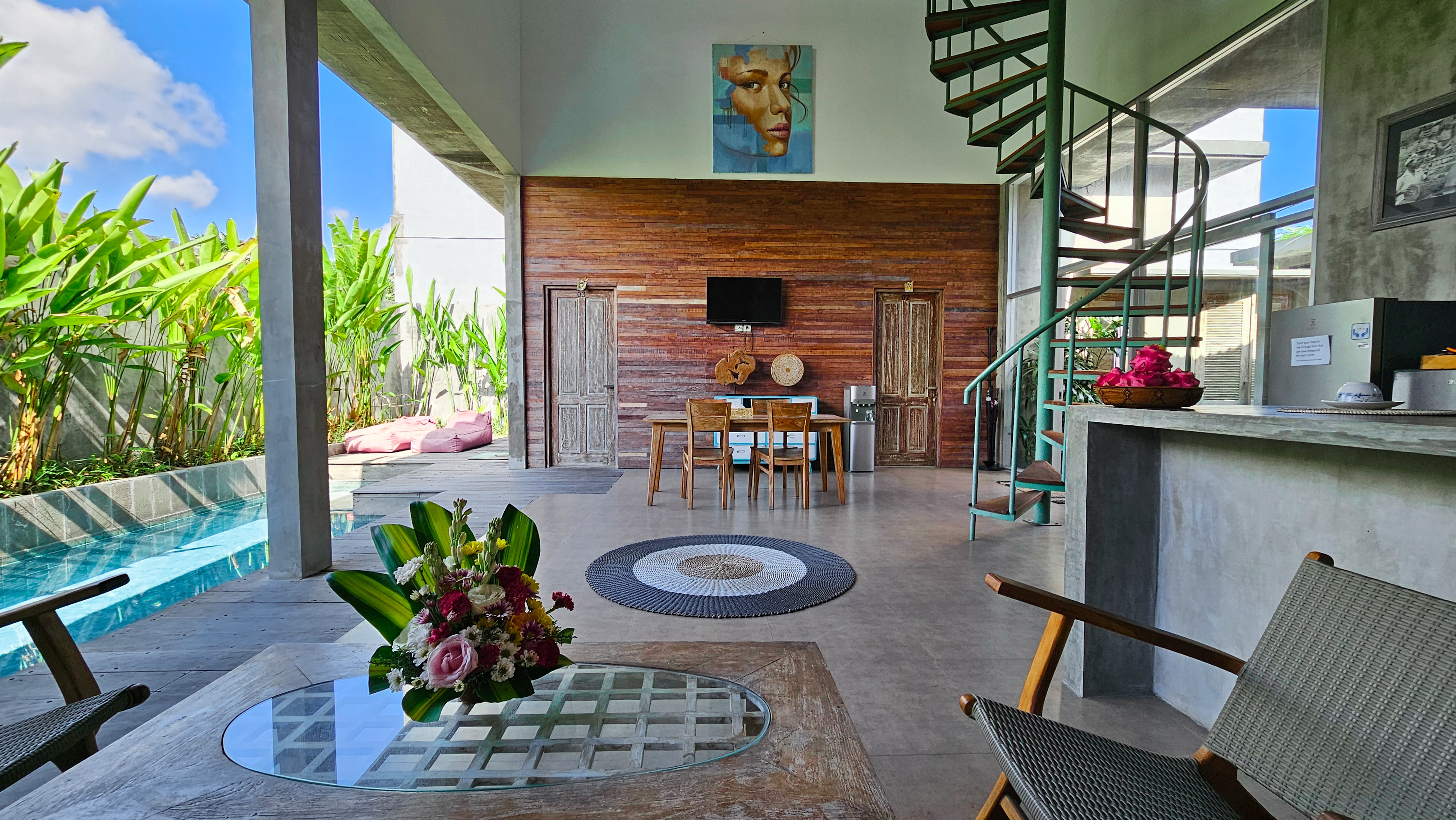 Aesthetic Bohemian 4-Bedroom Villa for Rent in Canggu