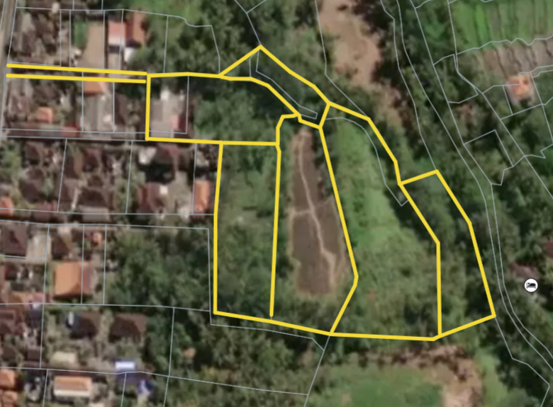 Rare Opportunity in Ubud: Beautiful Big 98 Are Land For Sale Freehold!