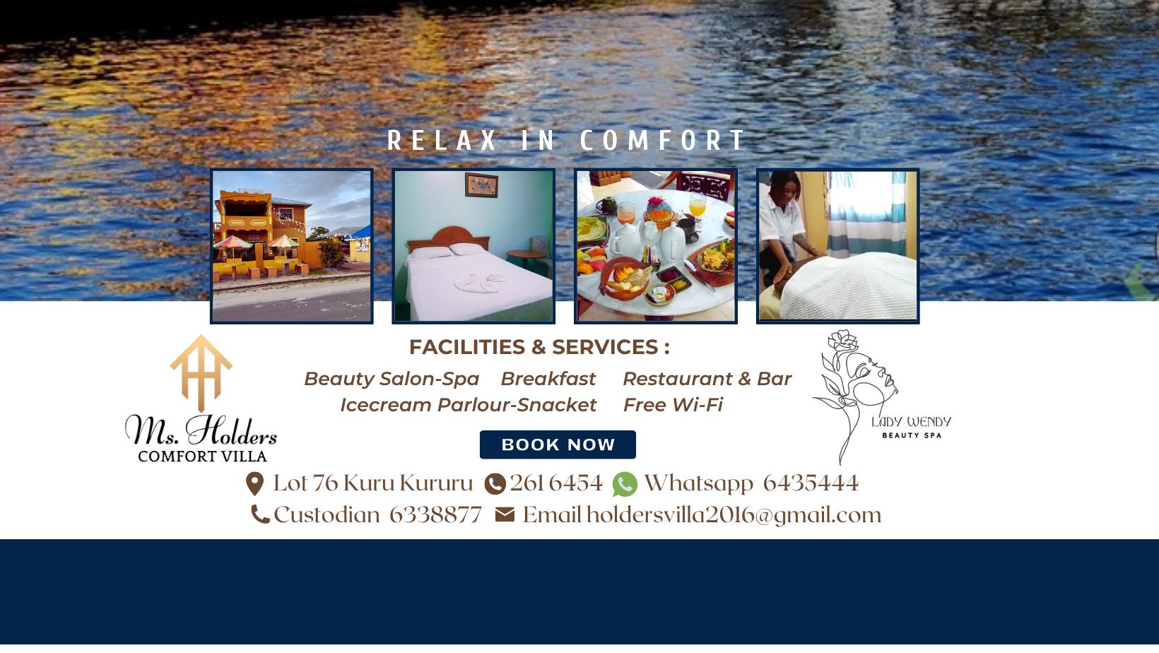 Ms. Holder's Comfort Villa