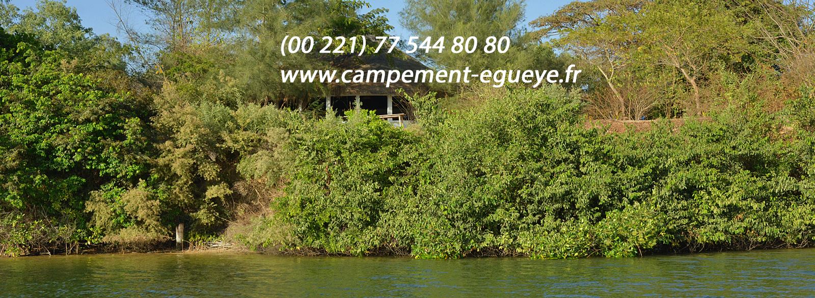 Campement de l'île d'Egueye